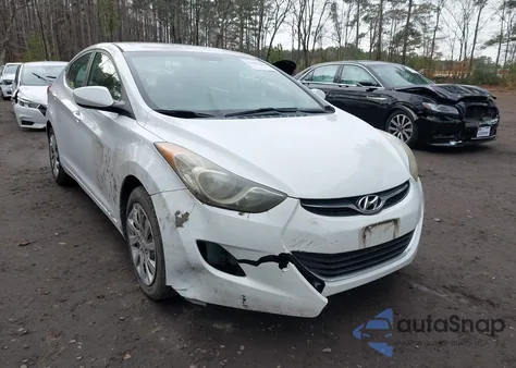 2011 Hyundai Elantra Gls from USA, damaged, VIN 5NPDH4AE2BH025192